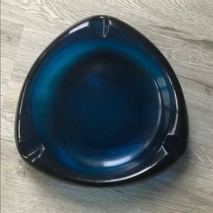 MCM Ashtray Art Glass Dish